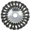 Filo di Acciaio Testa rifilatore per Esterno, Circolare Filo di Spazzola per Erba Giardino Tosaerba Testa per utensile, per Curare da Giardino Decespugliatore, Trimmer Professionale (6 pollici)