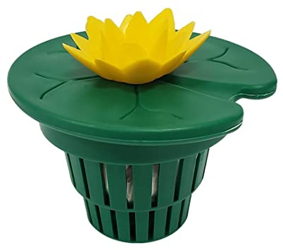 Healthy Ponds AquaLily Pond Water Cleaner Filled with Natural Beneficial Bacteria | Decorative Reloadable Dispenser Treats up to 1,000 Gallons