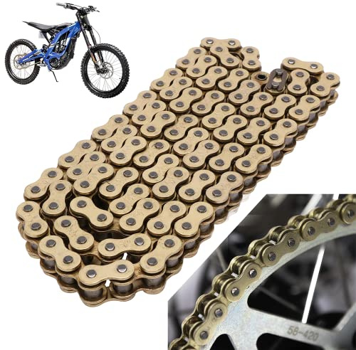 AnXin Sur Ron S/X Antriebskette, 112 Glieder Eisen Rollenkette für Sur Ron E-Bike
