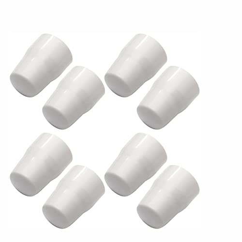 SUL Radiator Valve Cap, Universal Radiator Valve Caps Replacement Push-Fit White Plastic Radiator Cap (8)