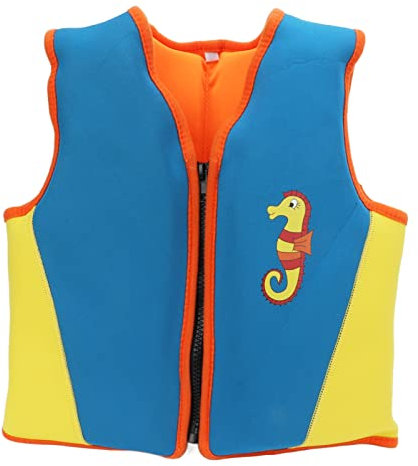 Fauitay Schwimmweste Kinder aus Neopren, Kinder Mädchen Junge Schwimmlernweste, Schwimmjacke Jungen Mädchen Schwimmen Badeanzug Schwimmende Bademode Schwimmweste Baby (S)