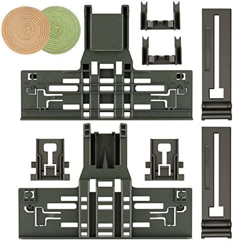Verbesserter W10546503 Geschirrspüler-Oberkorb Einsteller, kompatibel mit Kitchenaid Whirlpool Geschirrspüler-Teilen Oberes Fach WPW10546503 Geschirrspüler Top Rack Adjuster W10195840 Rack Adjuster