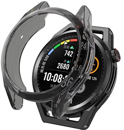 FTRONGRT Cover per Huawei Watch GT 3 SE, TPU morbido, Resistente Agli Urti, Custodia per Huawei Watch GT 3 SE Smartwatch.Nero