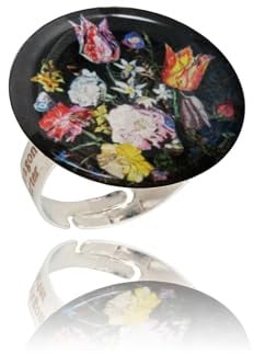 Dragon Porter Boho Groß Mandala Design Runde Statement Ringe Einstellbar Schmuck für Damen