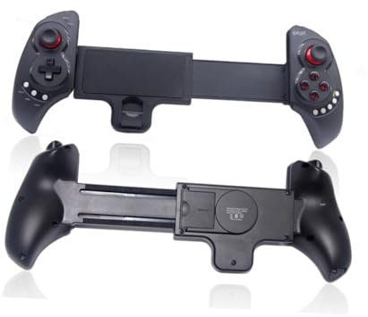 FONDOTIN Kabelloser mobiler Gaming-Controller Teleskopgriff für Schwarz 8 m Reichweite 380 mAh Akku 20 Stunden Spielzeit