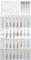 Glocken 4-Monatskalender (2025) „UWS“, 1 Blatt = 4 Monate, 300 × 425 mm
