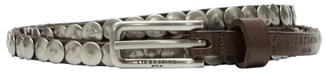 LIEBESKIND Damen Belt-i 10mm 105 Studded Belts Washed Leather Belt (1er Pack)