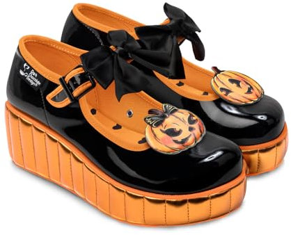 Hot Chocolate Design Chocolaticas Pumpkinette Women's Mary Jane Platform Multicoloured HCD 41