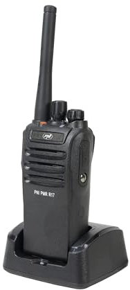 Stazione radio portatile PNI PMR R17 446MHz, 0,5 W, 16 canali PMR e 50 toni CTCSS e 104 DCS, programmabile, agli ioni di litio da 2200 mAh, IP68