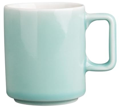 Olympia Fondant Porcelain Cups 170ml 5 3/4fl oz (Pack of 6), Mint | Commercial-grade drinkware designed to withstand busy hospitality environments, ideal for serving hot tea or coffee.