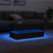 vidaXL Mesa de Centro con Luces LED Roble Negro 90x50x40 cm, mesita de Centro, Mesa Auxiliar, Mesa de salón, mesita, mesita de sofá, mesita Decorativa