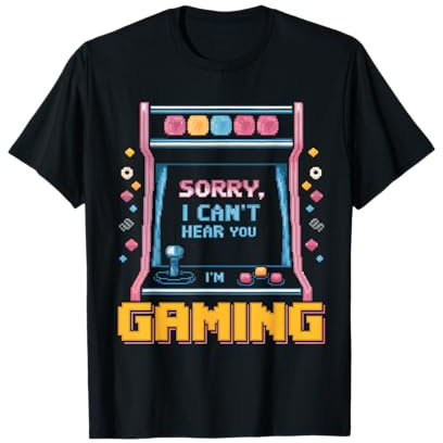 Retro vintage Sorry, I Can't Hear You I'm Gaming T-Shirt
