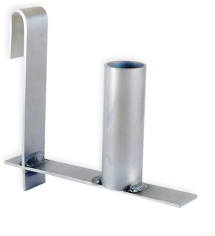 Professionelle Abrollhilfe für einfache Handhabung von PVC-Sichtschutzstreifen während der Installation