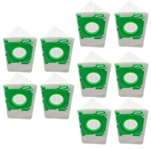 Zylinder-Staubsaugerbeutel für SEBO K 1 K3 UltraBag Staubsauger, Mikrofaser-Fleece-Staubbeutel, hohe Kapazität, Reinigungszubehör, 10 Stück