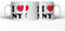 deyoli Tazza con motivo I Love New York, 300 ml, in ceramica bianca, idea regalo