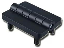 Charnière CL209-1 avec goujon, charnières de porte industrielles robustes, 1 pièce(Black-Zinc alloy)