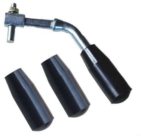 ComfyHarbor Kamintürgriff-Set, Edelstahl, Heizofen, Kessel, Türgriff mit Montagematerial, 1 cm Durchmesser, kompatibles Ofenzubehör