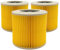 Filtro HEPA Compatible Con Aspiradoras Karcher WD2250, WD3, 200, MV2, MV3, WD3, WD2, Filtros, Bolsas For Polvo.(3pcs)