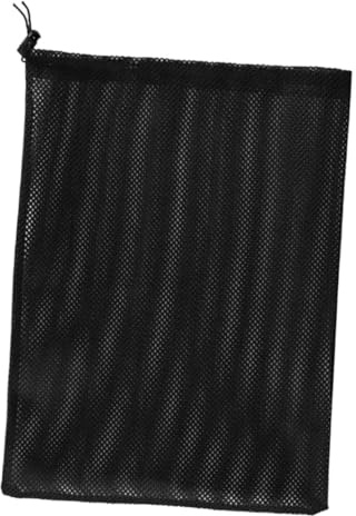jojofuny Teichpumpen Filterbeutel mit Kordelzug Schwarzer Polyester mesh schutzbeutel Schützt Teich Schwimmbadpumpen vor Schmutz und Beschädigung Langlebig und Einfach zu Reinigen