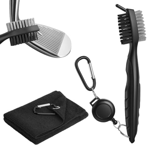flintronic Golf Club Cleaner Brush, Golf Club Cleaning Kit, Golf Club Cleaning Set - Golf Accessories
