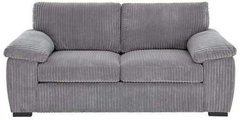 PrimeSofas Amalfi Jumbo Cord 2 Seater Sofa - Luxury Scatter Back Design Two Seater Sofa, Plush Soft Cord Fabric Upholstery, Compact & Comfortable Living Room Furniture for Modern Homes & Flats