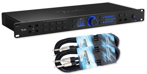 Fender Quantum HD 8 26x30-Kanal USB-C Audio-Interface mit 2x keepdrum Klinkenkabel