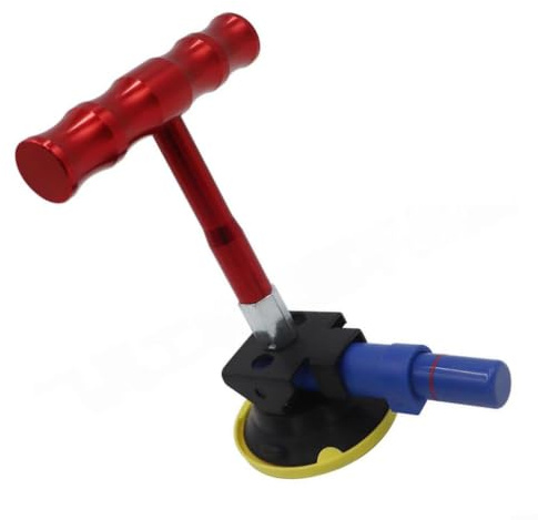 Wodsty Estrattore per ammaccature sottovuoto con impugnatura a T per verniciatura auto, riparazione grandine, robusta ventosa in metallo utensile officina