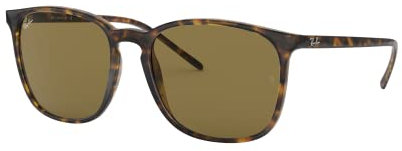 Ray-Ban Herren 0rb4387 Sonnenbrille, Braun (Havana), 55 EU