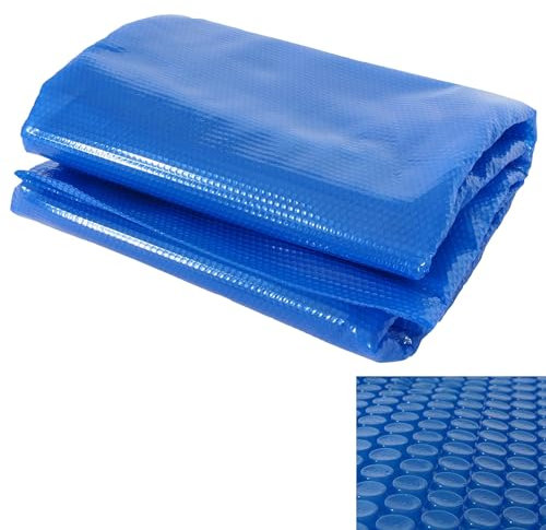 Lona térmica para piscina, lona solar, grosor de 200 µm, rectangular, 6 x 4 m, color azul