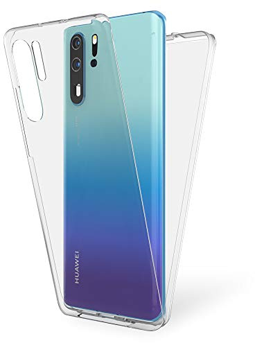 NALIA 360° Hülle für Huawei P30 Pro, 360 Grad - Case, Durchsichtig