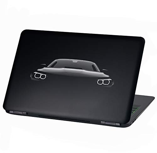 Finest Folia Cover Film for Laptop Adhesive Film Notebook Sticker Protective Vinyl Skin Sticker multicolour LP7 Black Car 15 Zoll