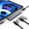 RREAKA 6 en 1 USB C Hub pour iPad Pro M4 M2 M1 Adaptateur pour iPad Air 13/11/12,9 HDMI 4K, Prise Casque 3,5 mm avec contrôle du Volume, Chargement et données USB C PD, Prise Casque USB C, USB 3.0