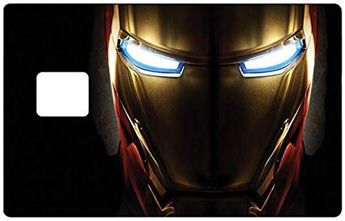 Aufkleber für Bankkarte, US-Format, Tribute to Iron Man – Unterscheiden und dekorieren Sie Ihre Bankkarte nach Ihren Wünschen