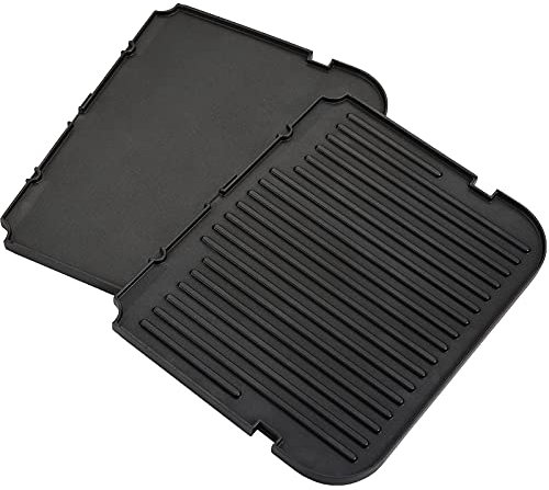 Griddler Plates Replacement for Cuisinart GR-4NP1 5-in-1 Grill & Panini Press - Griddle Accessories, BPA Free, 2Pcs