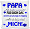 ICH Habe VERSUCHT Finden Kuschelkissen| Eltern Mama, Papa, Tante, Bruder, Schwester | Fotokissen | Motivkissen | bedrucktes Kissen | Kissen (mit Kissenfüllung, Papa)