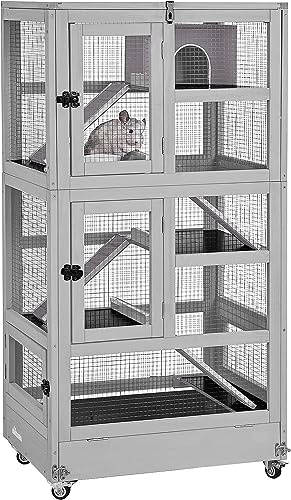 Ferret Cage Rat Cage for Chinchilla, Lizard,Squirrel, Chameleon,Gerbils and Other Small Animal