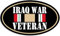 AV Irak-Krieg Veteran Aufkleber, Served in Operation Iraqi Freedom Ribbon, Military Veteran Vinyl für Autos, LKWs, Kühler, Laptops und mehr (7,6 x 12,7 cm)