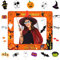 POPOYU 23 Stück Halloween Foto Requisiten,Halloween Party Aufblasbarer Fotorahmen mit 22 Stück HalloweenFotobox Accessoires,Selfie Rahmen Aufblasbarer Bilderrahmen für HalloweenPhoto Frame Set