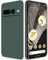 GiiYoon Cover in Silicone Compatibile Google Pixel 7 Pro, Custodia in TPU Antiurto Sottile con Strato Interno in Fibra Case e Protezione della Fotocamera, Verde