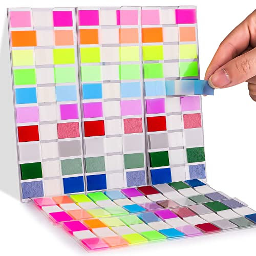 1000 Blätter Sticky Notes Transparent, Haftnotizen Klebezettel, Praktischen Book Tabs, Page Marker, Klein Klebezettel, Seitenmarker für Schreibwaren Aesthetic, Studieren, Büro Index Small Flags