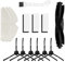 DingGreat Pièces robot aspirateur, Kit d'accessoires pour robot aspirateur HONITURE Q6, 14 pièces, 1 brosse principale, 6 brosses latérales, 3 filtres HEPA, 3 serpillières