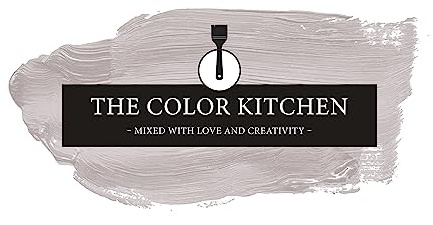 THE COLOR KITCHEN helle Wandfarbe - Malerfarbe für Wohnzimmer und Schlafzimmer - matte Innenfarbe in Grau - 5l Deckfarbe in TCK2001