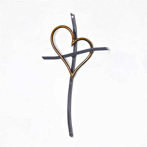 Iron Chinchilla Patrick Neuwirth Wandkreuz – aus Freiformstahl – Kupfer