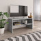 KTHLBRH Mobile per Televisore Mobile porta tv Tavolino Laterale Mobile TV Grigio Cemento 80x40x40 cm in Truciolato per Soggiorno Camera da Letto Ufficio