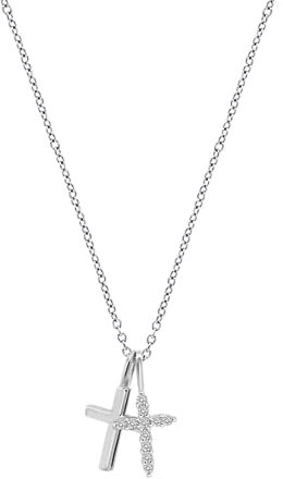 LOTUS SILVER Collier LP3631-1/1 Fantasy Argent Croix 42.00 mm Femme, Argent, Pas de gemme