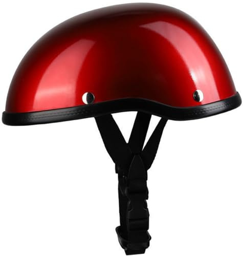 Retro Halbschalenhelm ECE-Zulassung Halbhelme Motorradhelm Damen Und Herren Erwachsene Jet-Helm Mit Schnellverschluss-Schnalle Für Cruiser Scooter ATV E-Bike