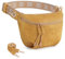 Bauchtasche für Damen, PU-Leder, Gürteltasche, Bauchtasche mit 2 Gurten, 4-3 Gelb, 9.4*2.7*6.7 inches