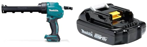 PISTOLET À MASTIC MAKITA 18 V LI-ION 1,5 AH 5000 N VENDU SANS BATTERIE- DCG180Z & Batterie pour Outil sans Fil 18V Li-ION 1,5 Ah - MAKITA BL1815N
