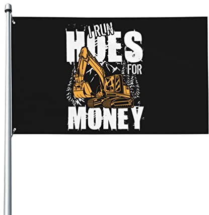 3x5 Ft I Run Hoes for Money Flag House Flag Garden flag outdoor banners Yard flag Boat Flag No Flag Pole