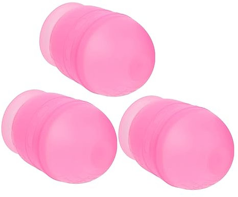 AUTSUPPL 3St Haartonisierungsbecher Mixer Rührschüsseln für Haarfarbe Farbbecher Haarfärbemittel-Tool Haarfärbemittel-DIY Farbmischbecher Schüttelbecher zum Färben von Haaren Plastik Rosa